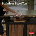 Keter Unity XL Outdoor Entertainment Cart - Image 6