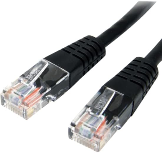 StarTech 10ft Black Molded Cat5e UTP Patch Cable - Image 3