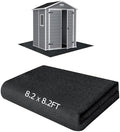 8.2x8.2FT Outdoor Storage Shed Floor Mat, Tent Carpet by RUNZEG