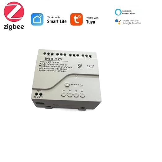 4 Channel Smart ZigBee Wireless Dry Contact Relay Switch Module, Compatible - Image 2