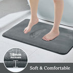 HUXMEYSON 3-Piece Memory Foam Bathroom Rug Set - Image 3