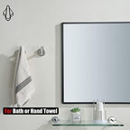 JQK Chrome Bathroom Towel Hook, 304 Stainless Steel Coat Robe Clothes Hook - Image 4