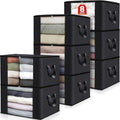 Fab totes 8 Pack Storage Bags for Clothes Blanket Storage Bins by Fabtotes