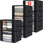 Fab totes 8 Pack Storage Bags for Clothes Blanket Storage Bins by Fabtotes