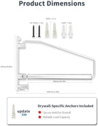 Rotatable Foldable Wall Mount Clothes Drying Rod - Image 7