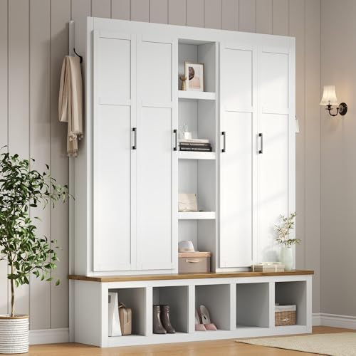 Merax Modern Farmhouse Hall Tree by Merax