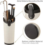 Artificial Leather Umbrella Holder Rack Hallyway Cane Stand - Image 6