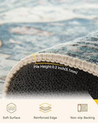 RELEANY Washable Area Rug - Image 5