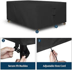 Easy-Going Rectangle Patio Furniture Cover Waterproof Outdoor Dining Table and - Image 5