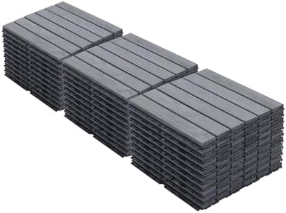 Interlocking Deck Tiles 30pcs 12"x12" Plastic Outdoor Floor Tiles by NALLBEIRRAA