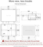 QILIPSU Waterproof Junction Box IP67 Outdoor Plastic Electrical Project - Image 6
