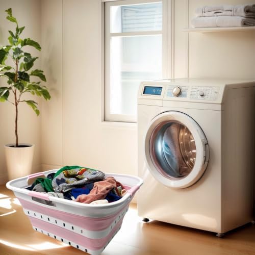 SAMMART 42L Collapsible Plastic Laundry Basket - Image 2