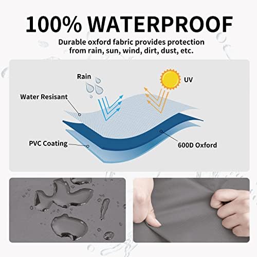 Easy-Going Heavy Duty Outdoor Bench Couch Cover, 88Wx32.5Dx33H inch - Image 3