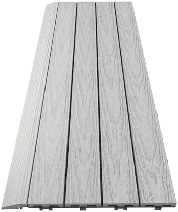 NewTechWood 1/6 ft. x 3 ft. Quick Deck Composite Deck Tile Straight Fascia in - Image 3