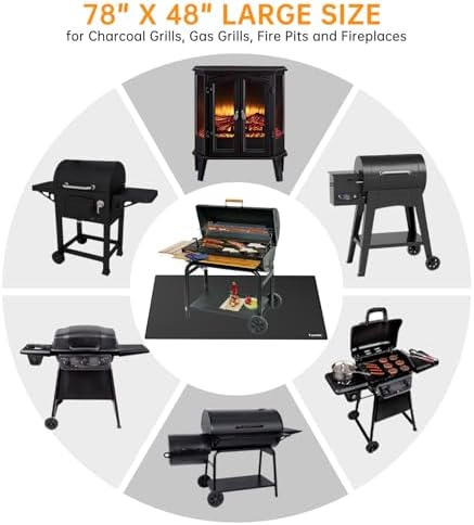 Tamfile Large Fireproof Grill Mat - Image 6