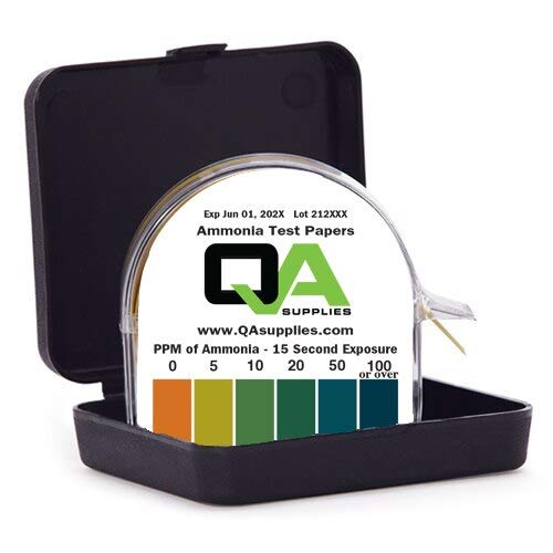 Hydrion Ammonia Test Papers 0-100 ppm, Single 15 ft. Roll by QA+Supplies