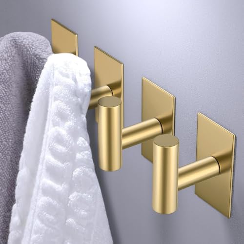 VAEHOLD Wall Towel Hooks, Heavy Duty Sticky Holder Waterproof Towel Hooks - Image 3