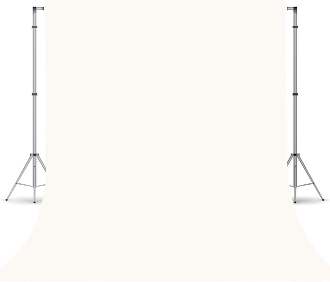 Ivory Photography Backdrop for Photoshoot, Photo Backdrop Curtain, Perfect by TERSUM
