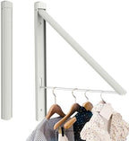 Wall Mounted Clothes Drying Rack, 65LB Folding Laundry Rack by SunEegral