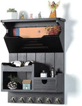 DOPACE Handcrafted Pine Wood Mail Organizer & Key Holder by DDOPACE