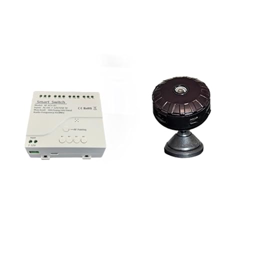 4CH 12V Smart Wireless RF Remote Control Dry Contact Relay Switch by MHCOZY