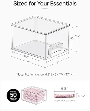 Vtopmart 10 Pack Small Clear Stackable Storage Drawers - Image 2