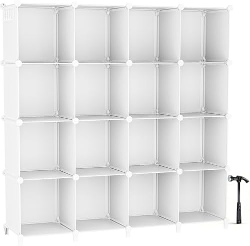 Neprock 16 Cubby Storage Organizer, Closet Clothes Storage Organizer, Cube by Neprock