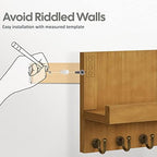 HONJIN Farmhouse Wall Key Holder - Image 3