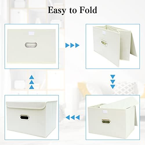STOREONE Fabric Storage Cube Bins Foldable Organizer Container Collapsible - Image 5