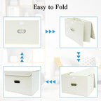 STOREONE Fabric Storage Cube Bins Foldable Organizer Container Collapsible - Image 5