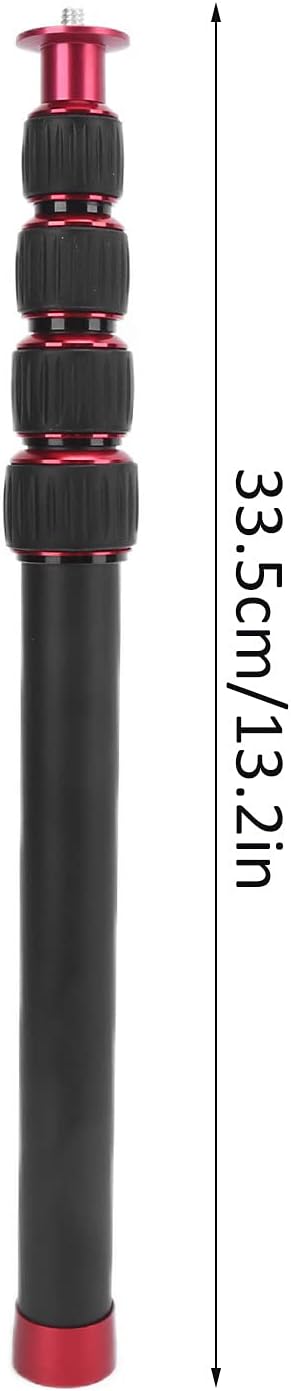 LR-255 Camera Monopod, 13.2-42.5in Extension Pole, 5 Section Aluminium Alloy - Image 3