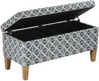 HomePop 36" Decorative Storage Bench - Image 6