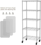 Golpart Small Shelves Storage Wire Metal Adjustable Shelf Unit - Image 3