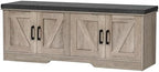HOMSHO Farmhouse Shoe Storage Bench by HOMSHO