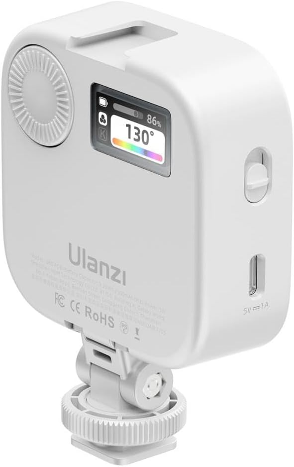 ULANZI U60 RGB Video Lights White LED Camera Light 360° Full Color Portable - Image 2