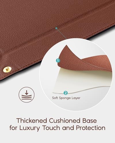 VLANDO Valet Tray Organizer, Foldable PU Leather Catchall Tray - Image 6