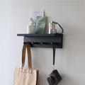 Entrance Coat Rack ，Coat Hooks, Wall-Mounted Wooden Hook Rack, Wall-Mounted by CreatedOn2005