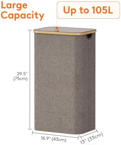 Lifewit 105L Large Laundry Basket - Image 4