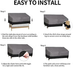 Easy-Going Heavy Duty Outdoor Bench Couch Cover, 88Wx32.5Dx33H inch - Image 7