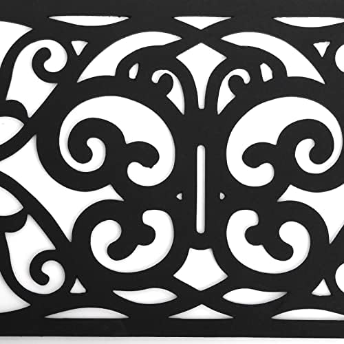 Hedume 4 Pack Rubber Stair Mats, Non Slip Stair Treads Mat, Rubber Scroll - Image 3