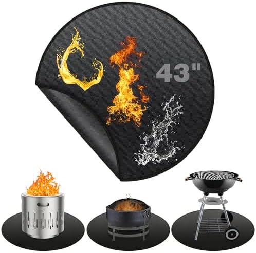43" Fire Pit Mat for Solo Stove Bonfire by SDLDEER