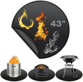 43" Fire Pit Mat for Solo Stove Bonfire by SDLDEER