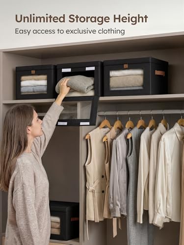 Homsorout Medium Fabric Storage Bins - Image 3