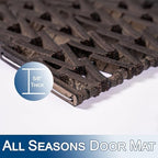 Durable Corporation Durite Outdoor Entrance Mat Runner, Recycled Rubber - Image 4