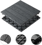 Interlocking Deck Tiles, 11.8"x11.8" Balcony Flooring - Image 4