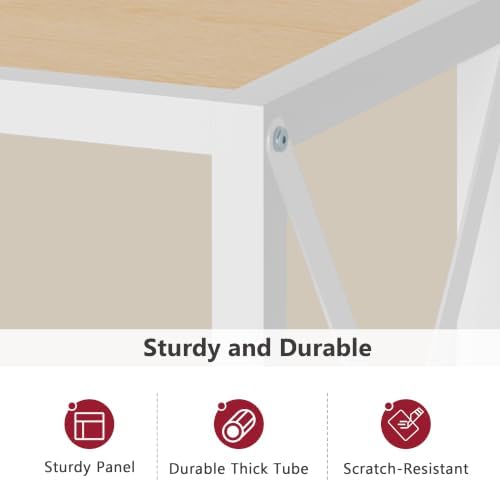 Tajsoon Console Table 41.8", 2 Tier Entryway Table - Image 7