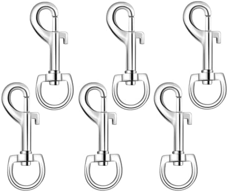 6 Pack Swivel Eye Bolt Snap Hooks by Unknown