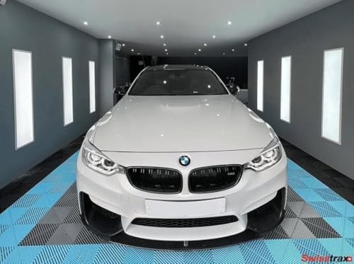 Swisstrax Ribtrax PRO Garage Floor Tiles, Slate Grey - Image 4