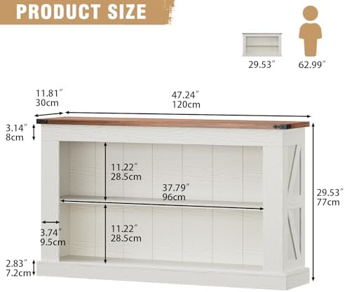 Tohomeor 47.24-Inch Console Table - Image 2