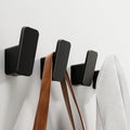 4-Pack Matte Black Towel Hook for Bathroom, Robe Coat Hook, Heavy Duty Wall by RIVAMBER